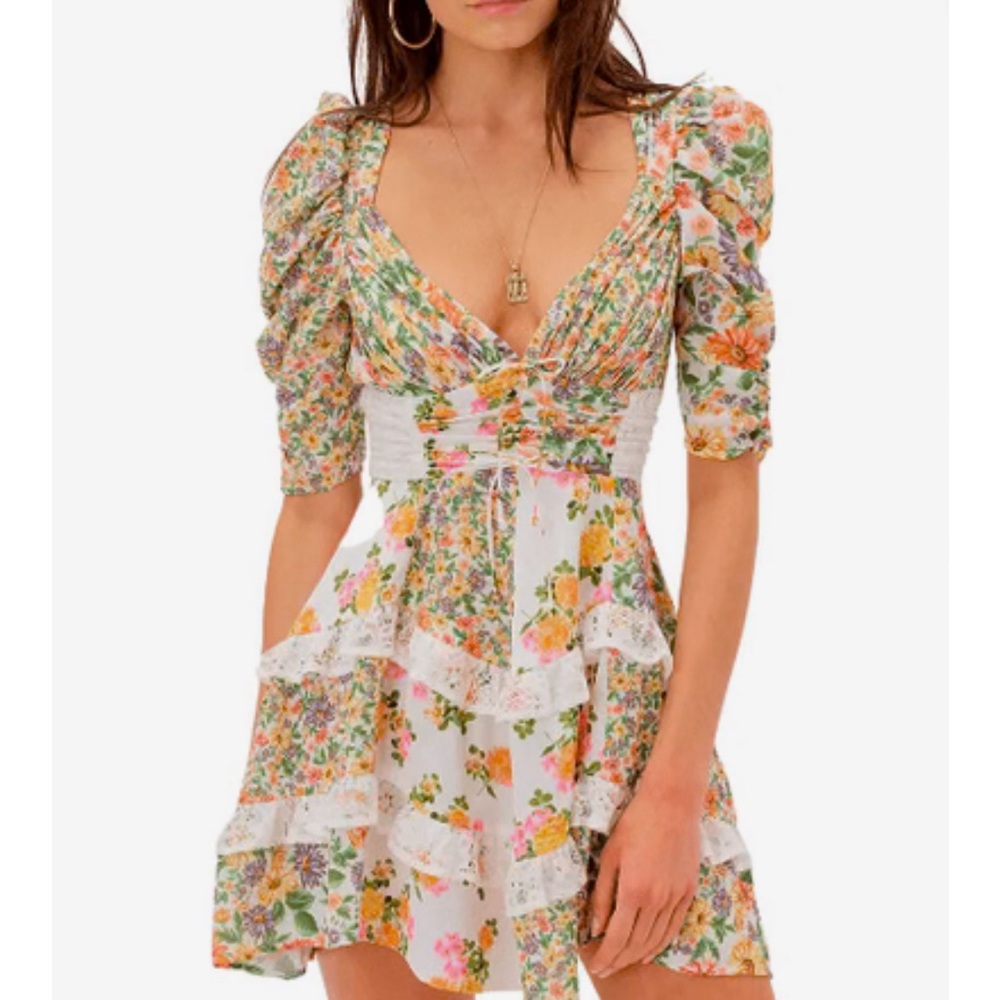 For love and lemons Rosalyn mini dress